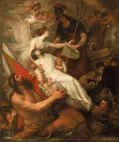 Benjamin West The Immortality of Nelson